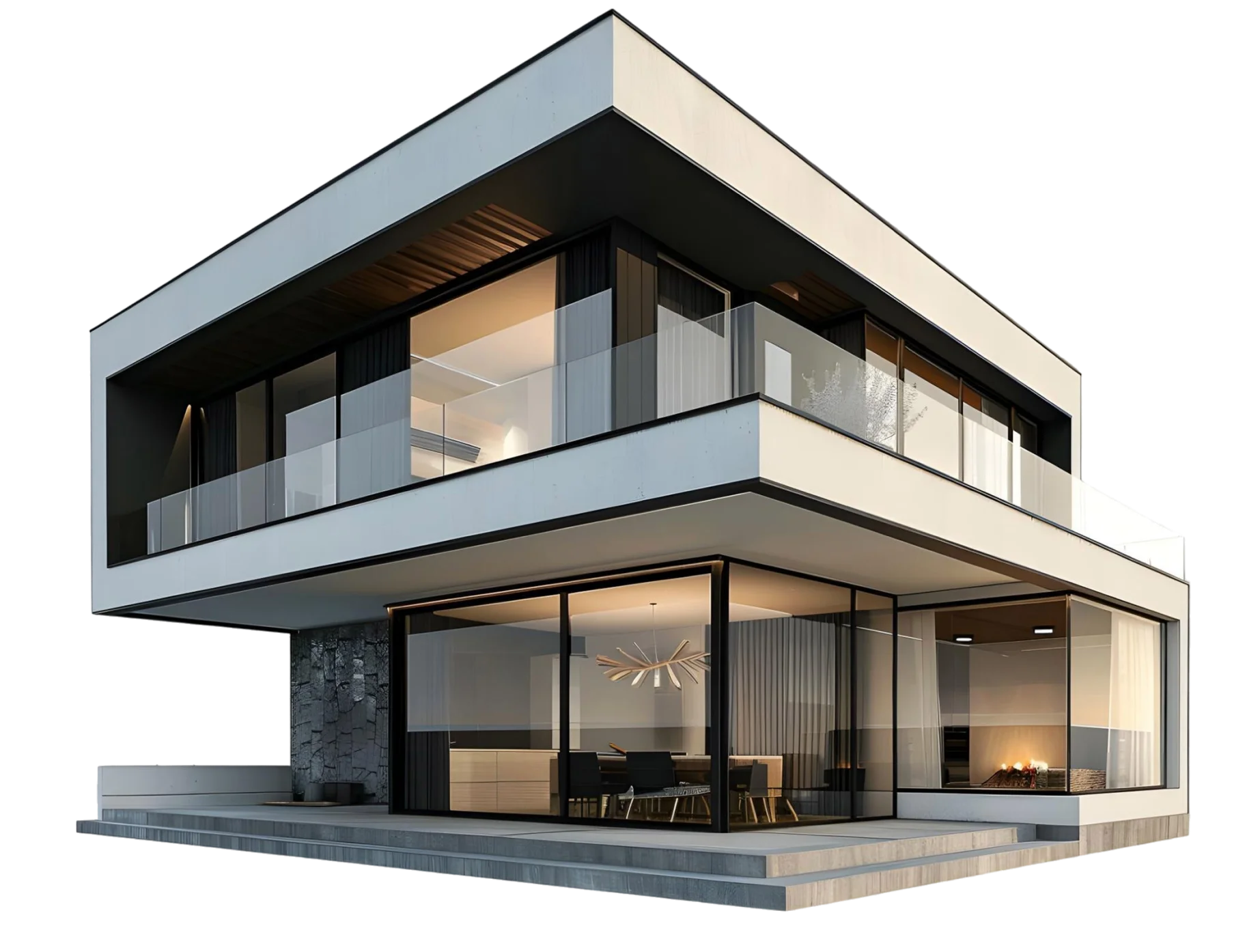 Maison contemporaine rénovée dans le cadre d’un projet clé en main